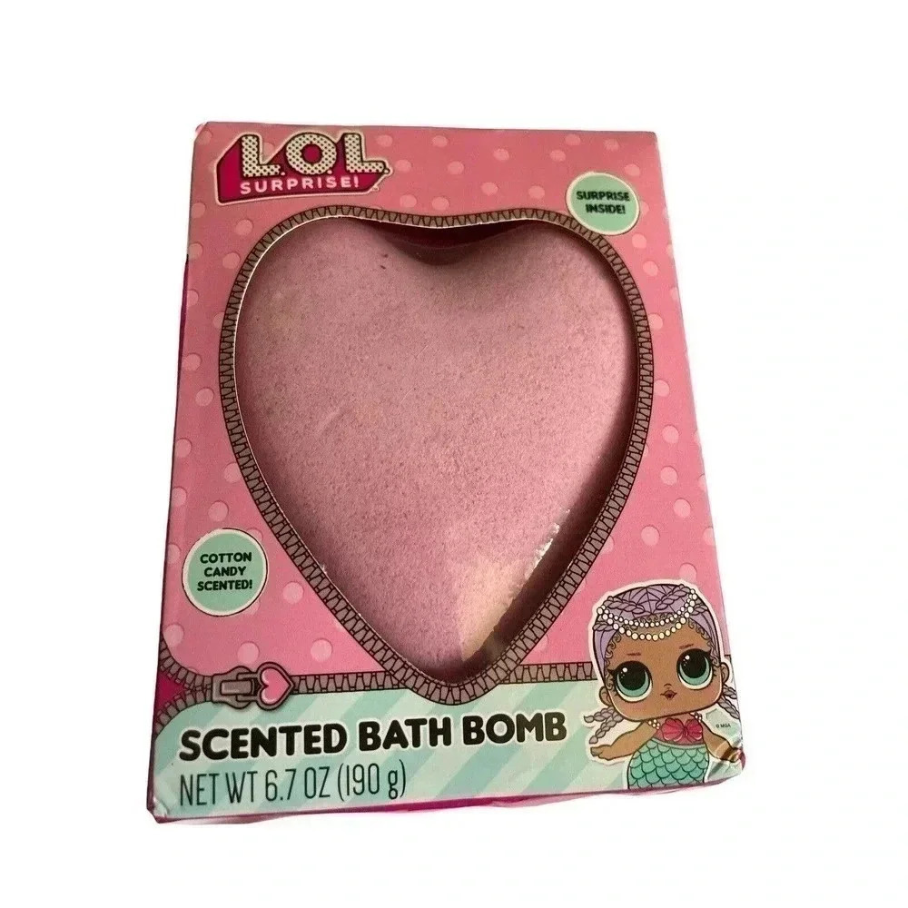L.O.L. Surprise Cotton Candy Scented Bath Bomb w/ Surprise Inside! LOL Mystery